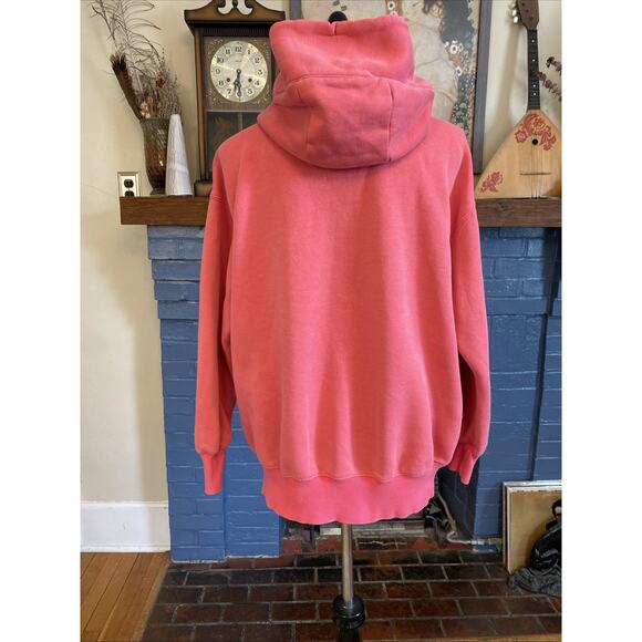 Nike Hoodie Womens S Pink Pullover Sweatshirt Swoosh Logo Kangaroo Pocket - Picture 6 of 13